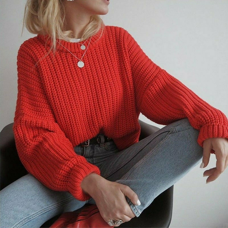 Elarova | Lässiger Fester Strickpullover