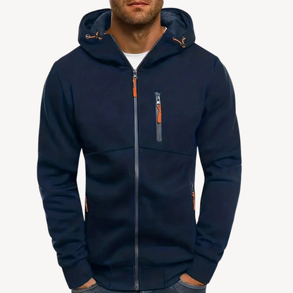 Elarova | Lässiger Hoodie aus Baumwolle und Polyester für Herren