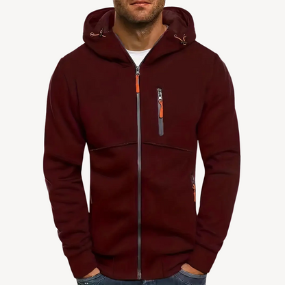 Elarova | Lässiger Hoodie aus Baumwolle und Polyester für Herren