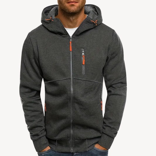 Elarova | Lässiger Hoodie aus Baumwolle und Polyester für Herren