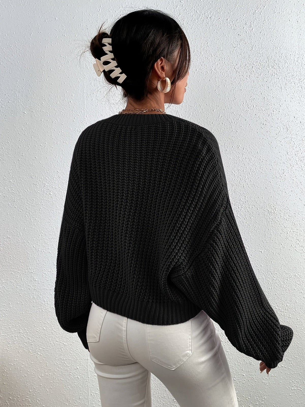 Elarova | Lässiger Longpullover Damen mit