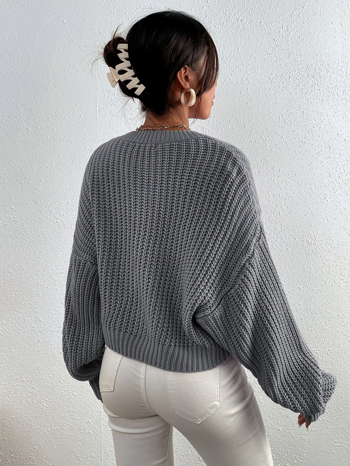 Elarova | Lässiger Longpullover Damen mit