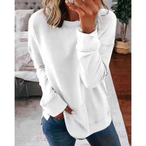 Elarova | Lässiger Plus Size Pullover Für Frauen