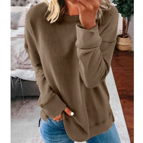 Elarova | Lässiger Plus Size Pullover Für Frauen