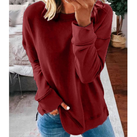 Elarova | Lässiger Plus Size Pullover Für Frauen