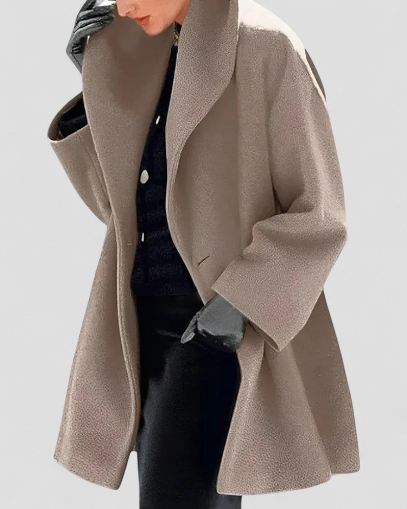 Elarova | Lässiger Windbreaker-Mantel mit Knöpfen für Damen