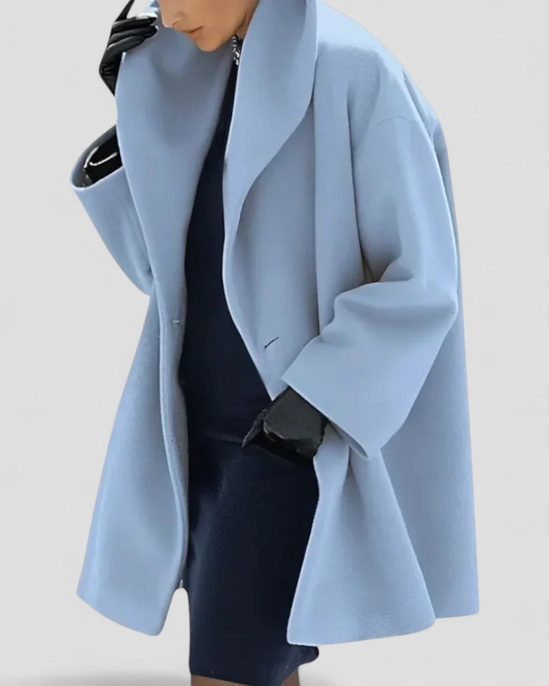 Elarova | Lässiger Windbreaker-Mantel mit Knöpfen für Damen