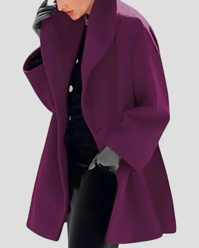 Elarova | Lässiger Windbreaker-Mantel mit Knöpfen für Damen