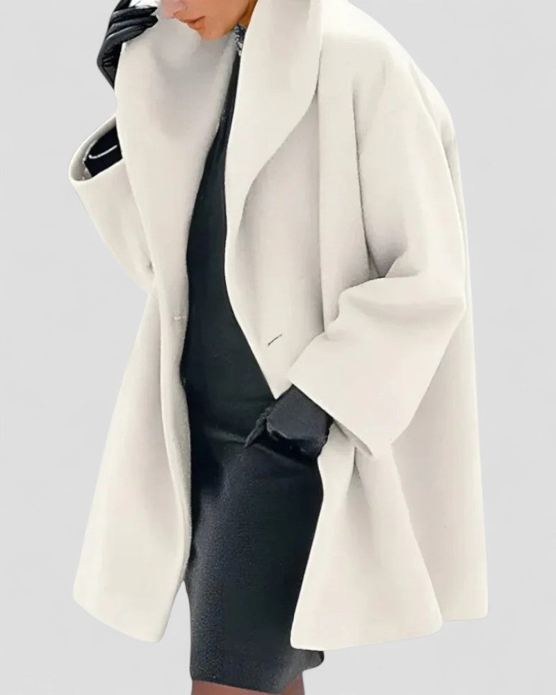 Elarova | Lässiger Windbreaker-Mantel mit Knöpfen für Damen