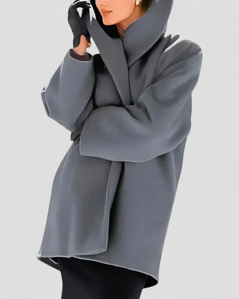 Elarova | Lässiger Windbreaker-Mantel mit Knöpfen für Damen