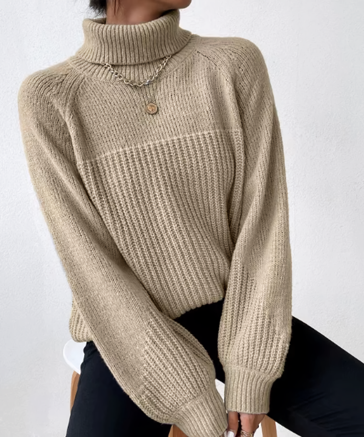 Elarova | Lässiger Winter Rollkragenpullover für Frauen