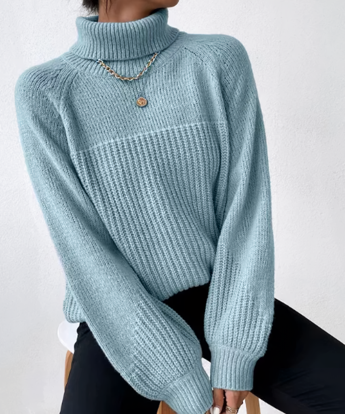 Elarova | Lässiger Winter Rollkragenpullover für Frauen