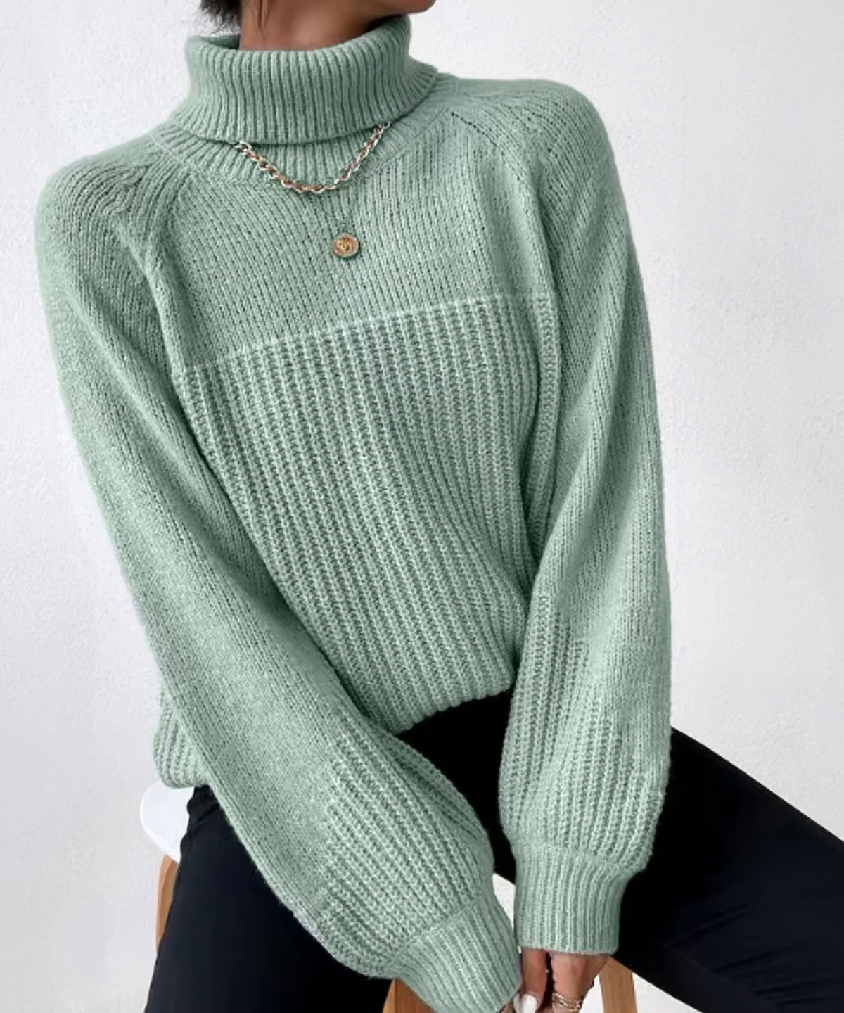 Elarova | Lässiger Winter Rollkragenpullover für Frauen