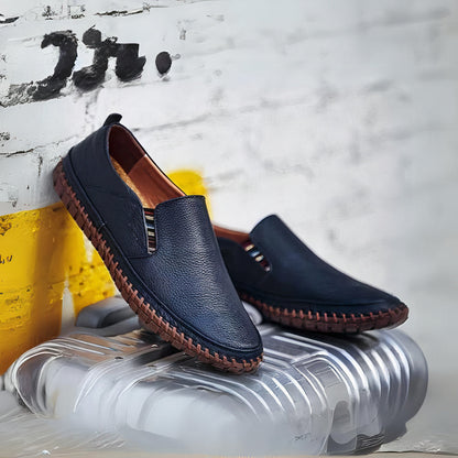 Elarova | Leder Premium Slipper Herren