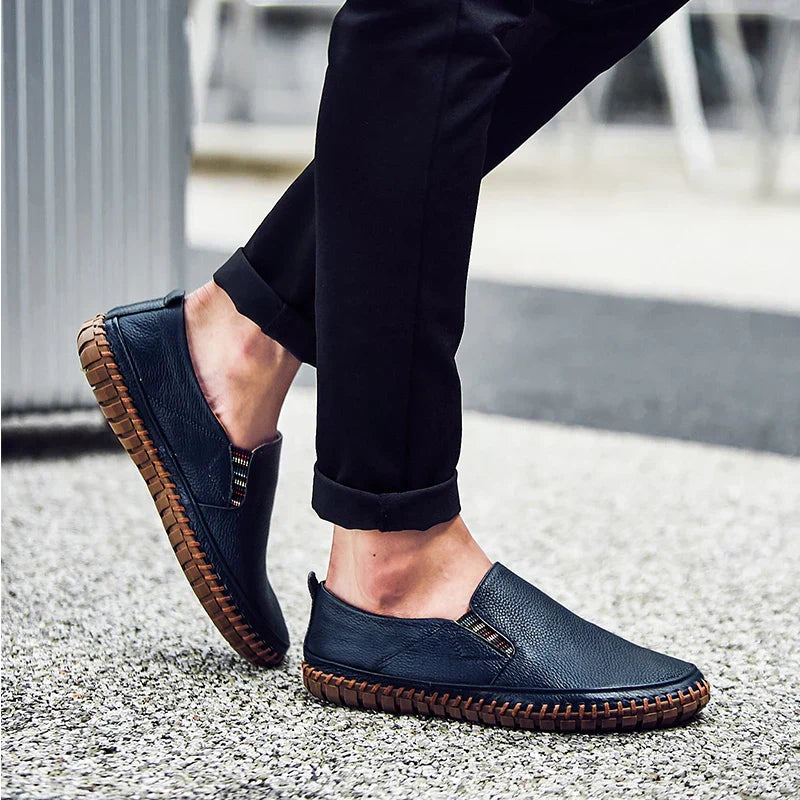 Elarova | Leder Premium Slipper Herren