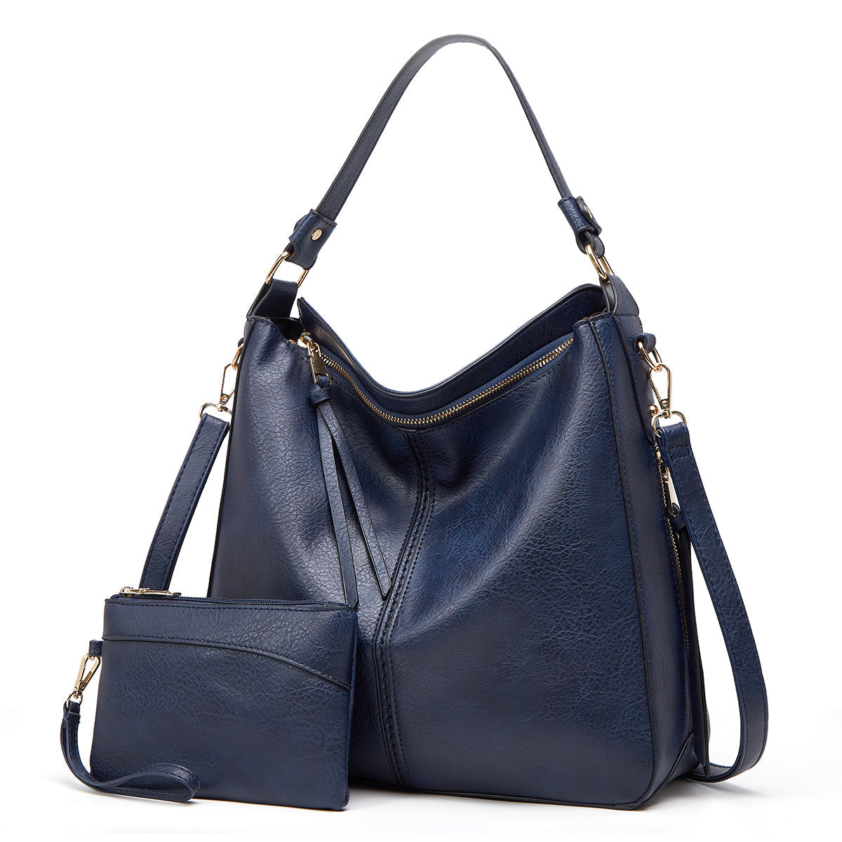 Elarova | Leder Tasche Mit Großer Kapazität Und Seitenfächern
