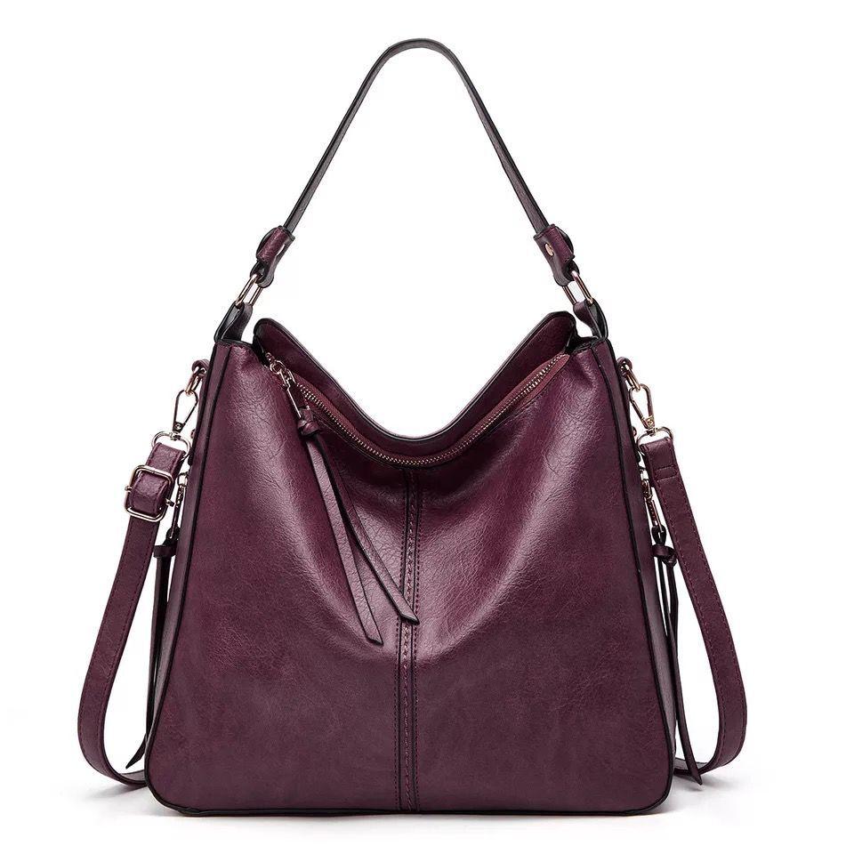 Elarova | Leder Tasche Mit Großer Kapazität Und Seitenfächern