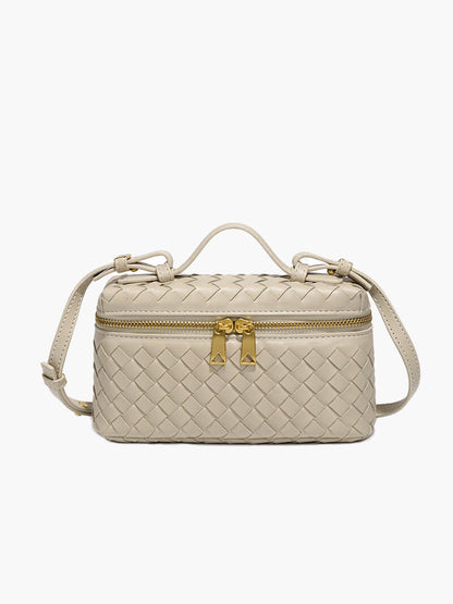 Elarova | Leder Umhängetasche Damen elegant mit goldenen Details, vielseitig