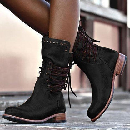Elarova | Lederstiefel für Damen