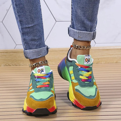 Elarova | Legende Regenbogen Sneakers