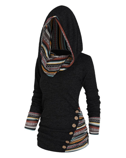 Elarova | Legere Kapuzenpullover In Kontrastfarben
