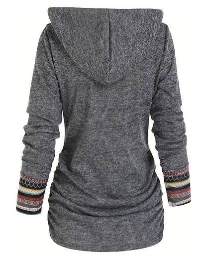 Elarova | Legere Kapuzenpullover In Kontrastfarben