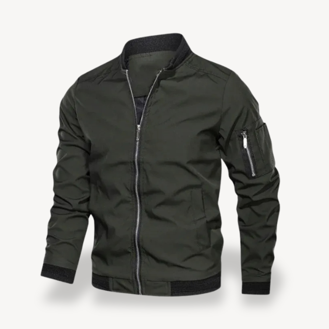 Elarova | Leichte Bomberjacke aus Polyester für Herren