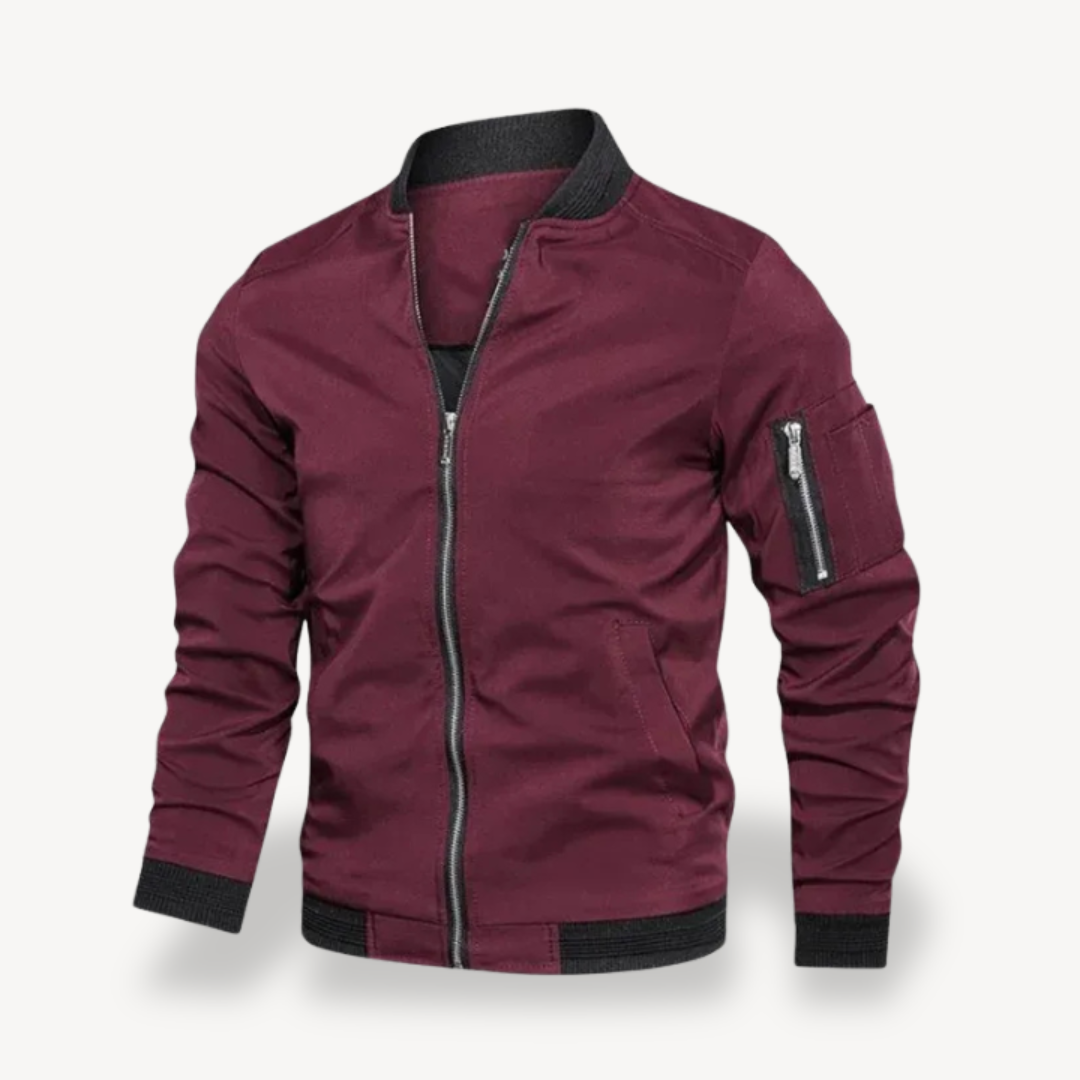 Elarova | Leichte Bomberjacke aus Polyester für Herren