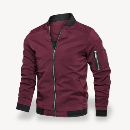 Elarova | Leichte Bomberjacke aus Polyester für Herren