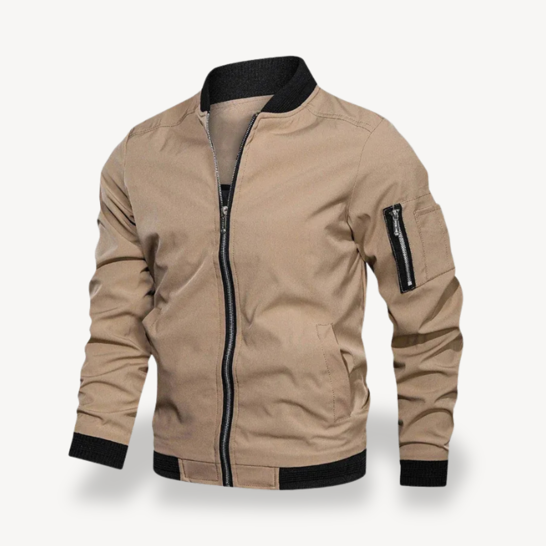 Elarova | Leichte Bomberjacke aus Polyester für Herren