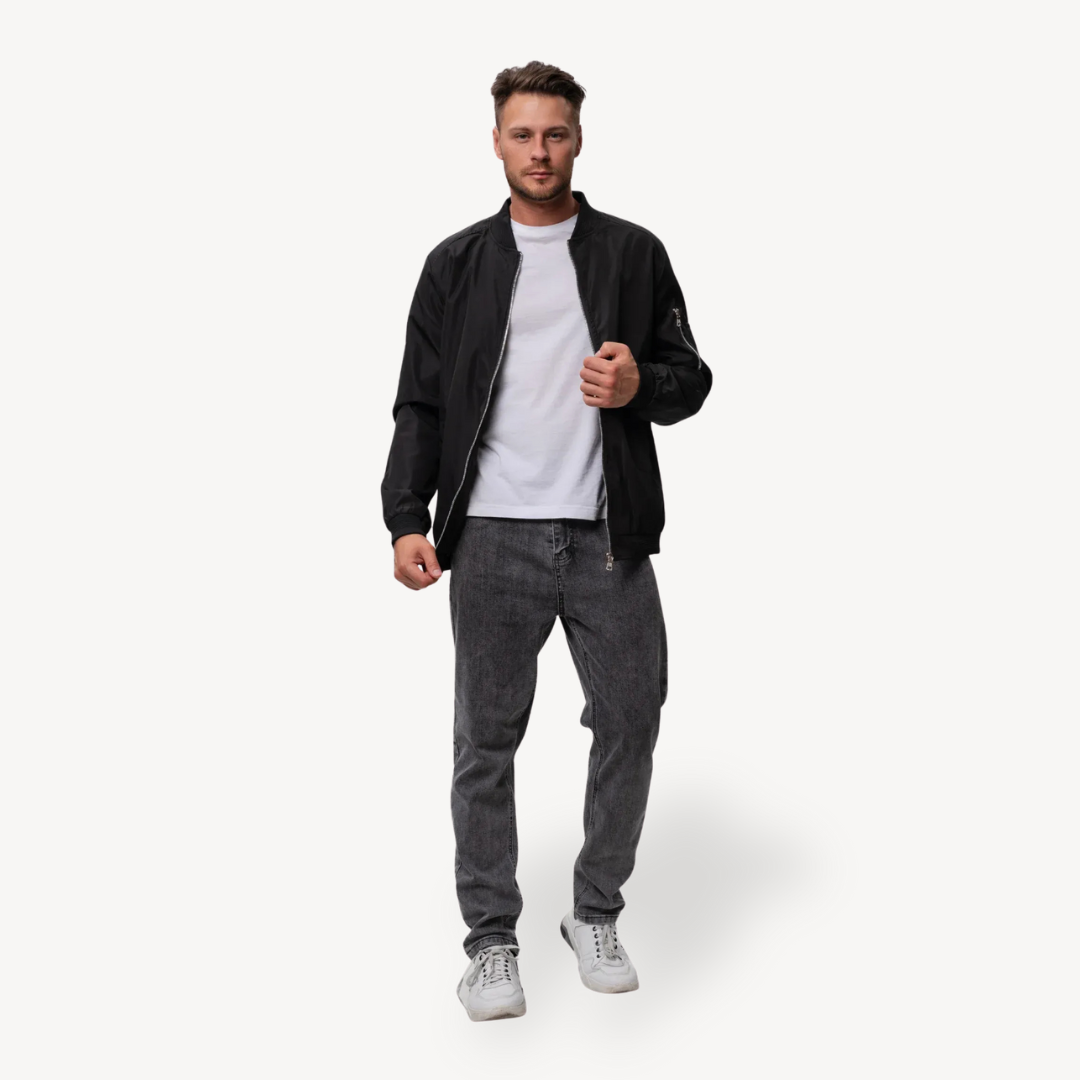 Elarova | Leichte Bomberjacke aus Polyester für Herren
