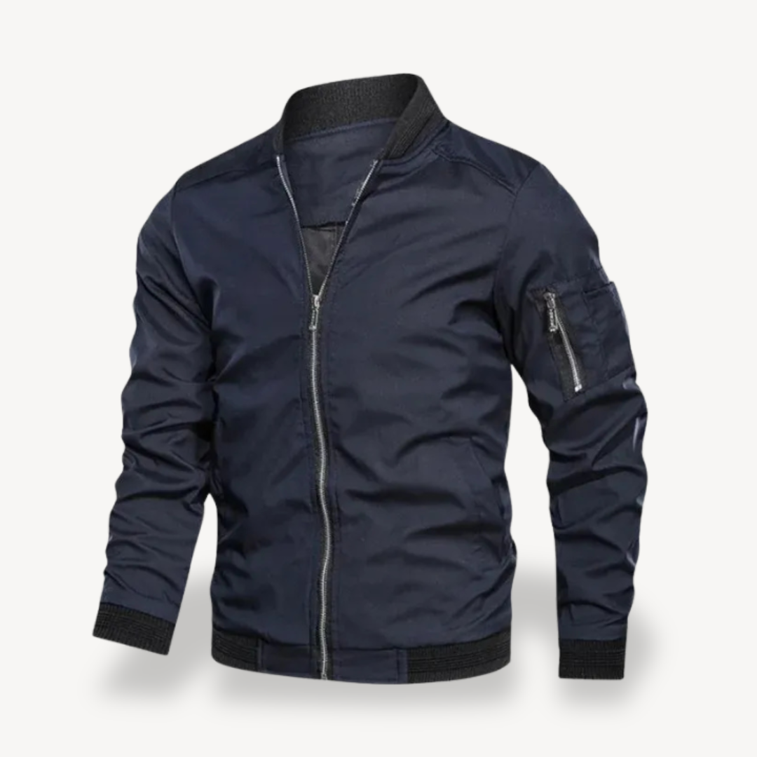 Elarova | Leichte Bomberjacke aus Polyester für Herren