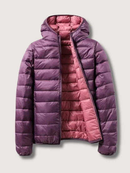 Elarova | Leichte Damen-Steppjacke mit Kapuze