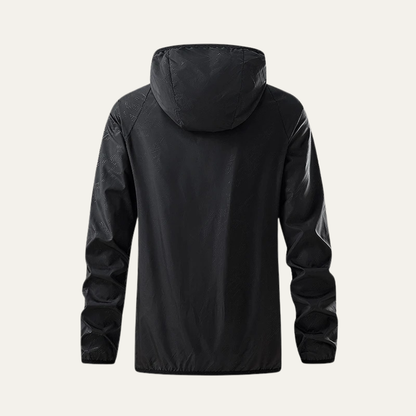 Elarova | Leichte Herren-Windjacke mit Kapuze