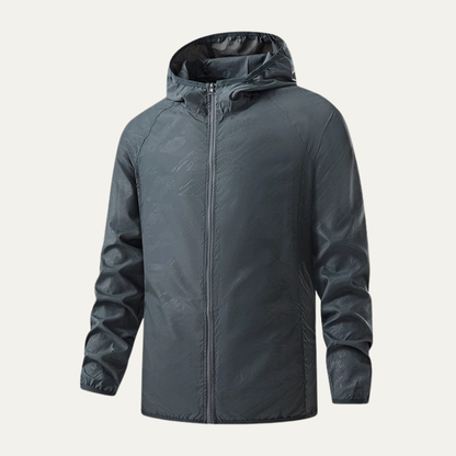 Elarova | Leichte Herren-Windjacke mit Kapuze