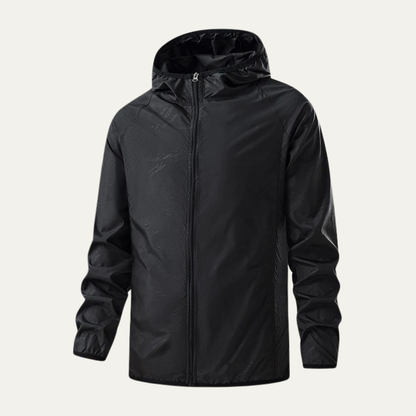 Elarova | Leichte Herren-Windjacke mit Kapuze
