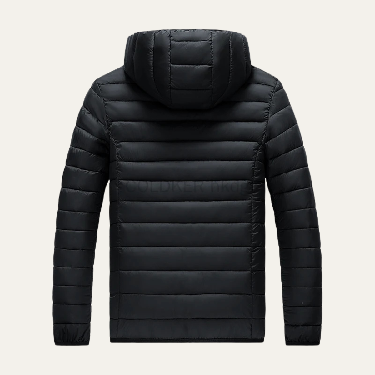 Elarova | Leichte Herren-Winter-Steppjacke mit Kapuze