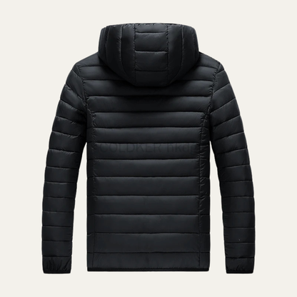 Elarova | Leichte Herren-Winter-Steppjacke mit Kapuze