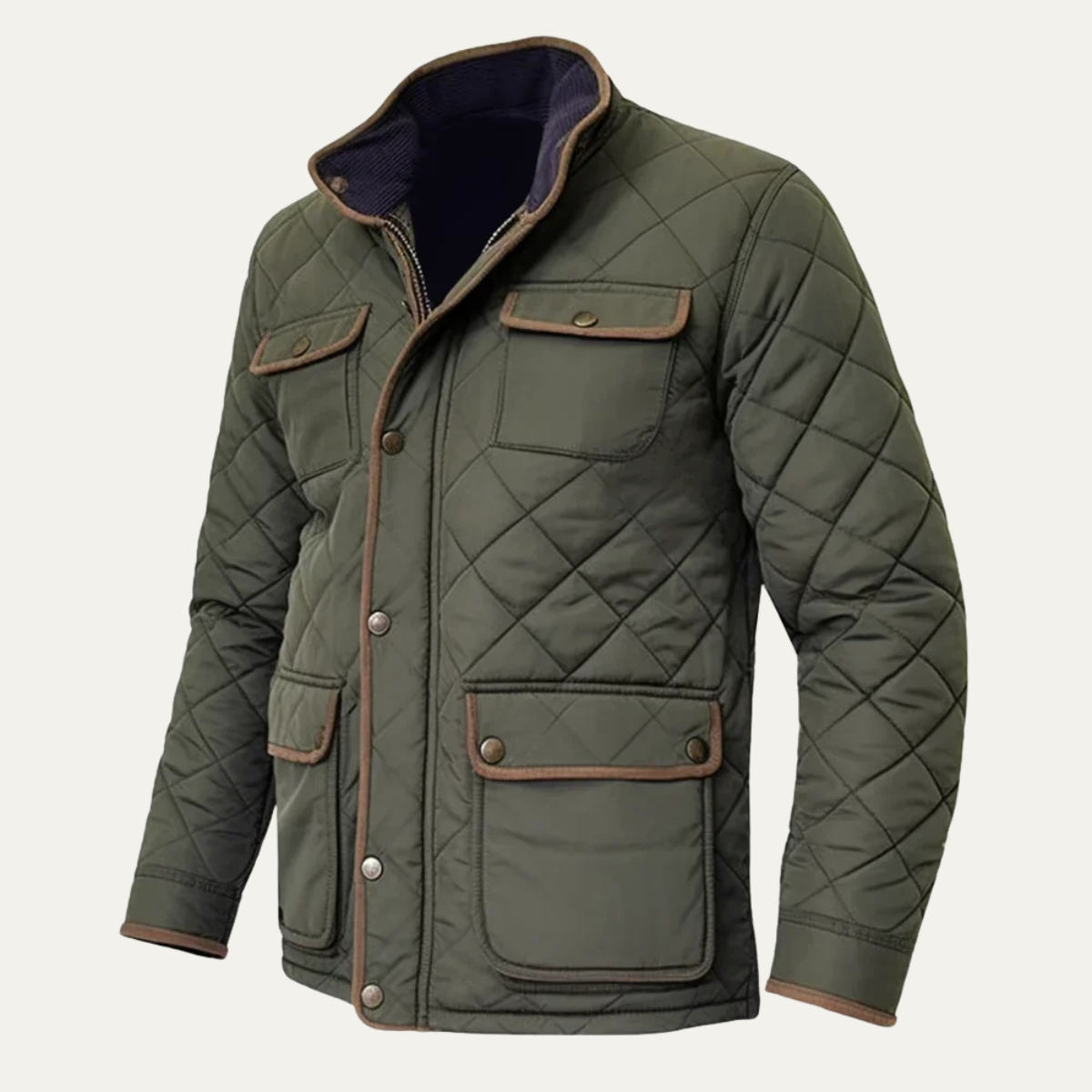 Elarova | Leichte Herrenjacke mit Rautensteppung