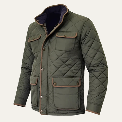 Elarova | Leichte Herrenjacke mit Rautensteppung