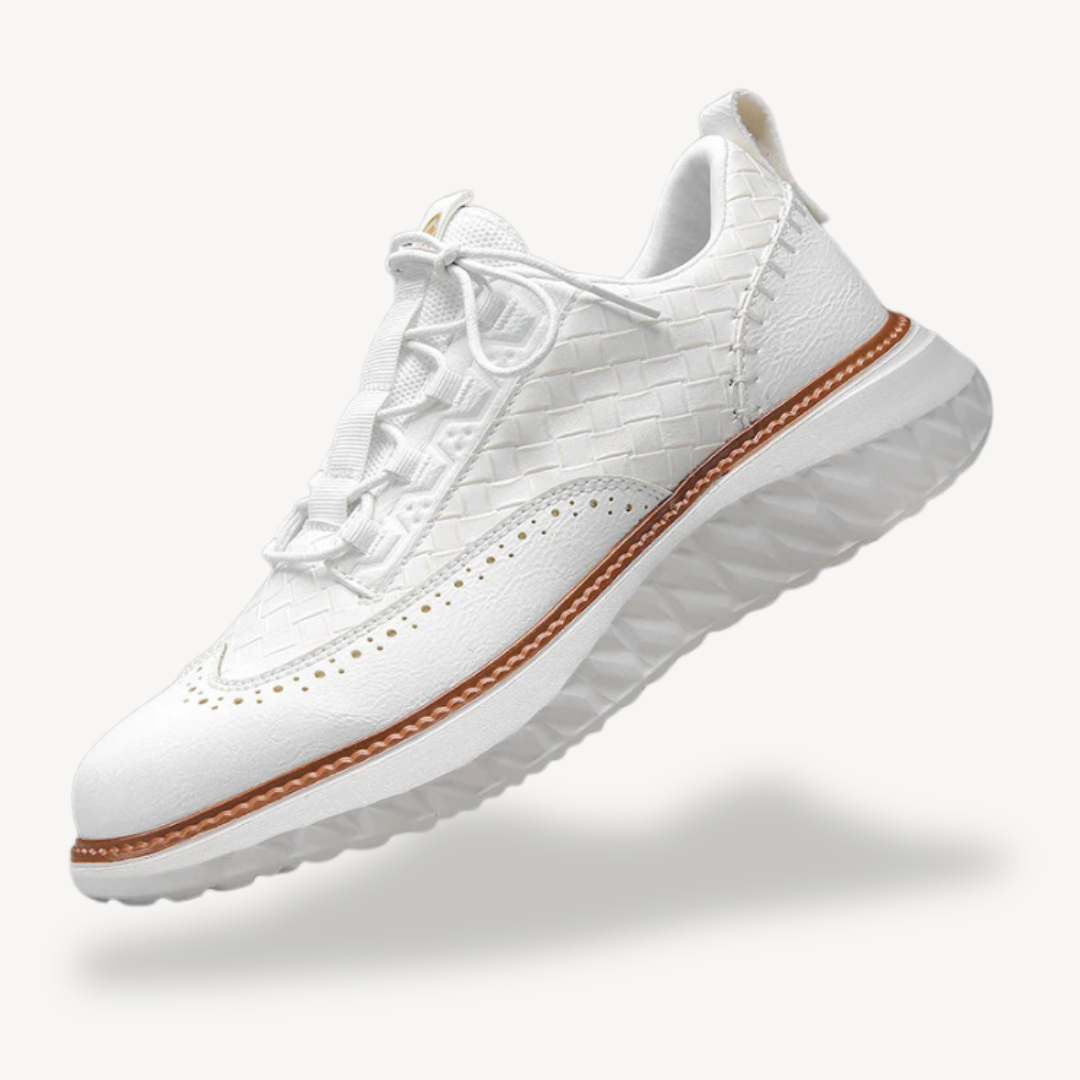 Elarova | Leichte Mesh-Leder-Sneaker für Herren
