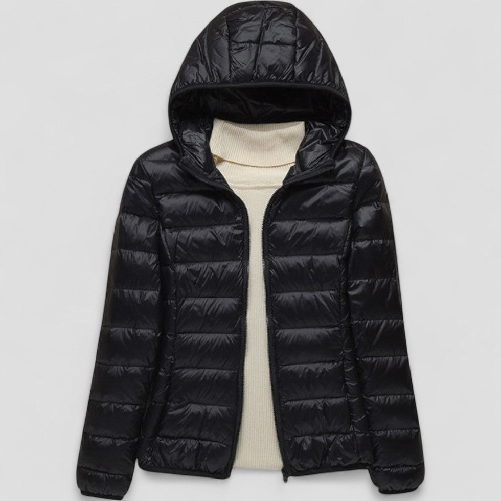 Elarova | Leichte Pufferjacke mit Kapuze für Damen