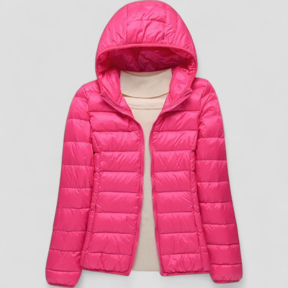 Elarova | Leichte Pufferjacke mit Kapuze für Damen