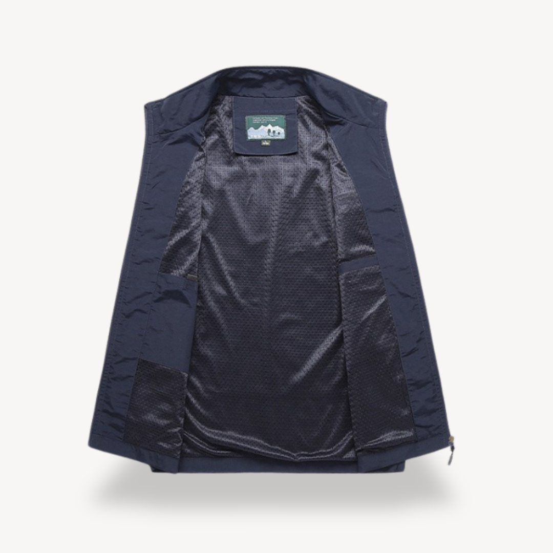 Elarova | Leichte Reißverschlussweste für Herren