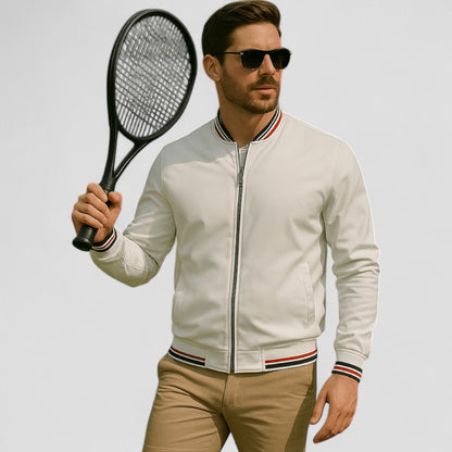 Elarova | Leichte, klassische Bomberjacke mit Reißverschluss für Herren