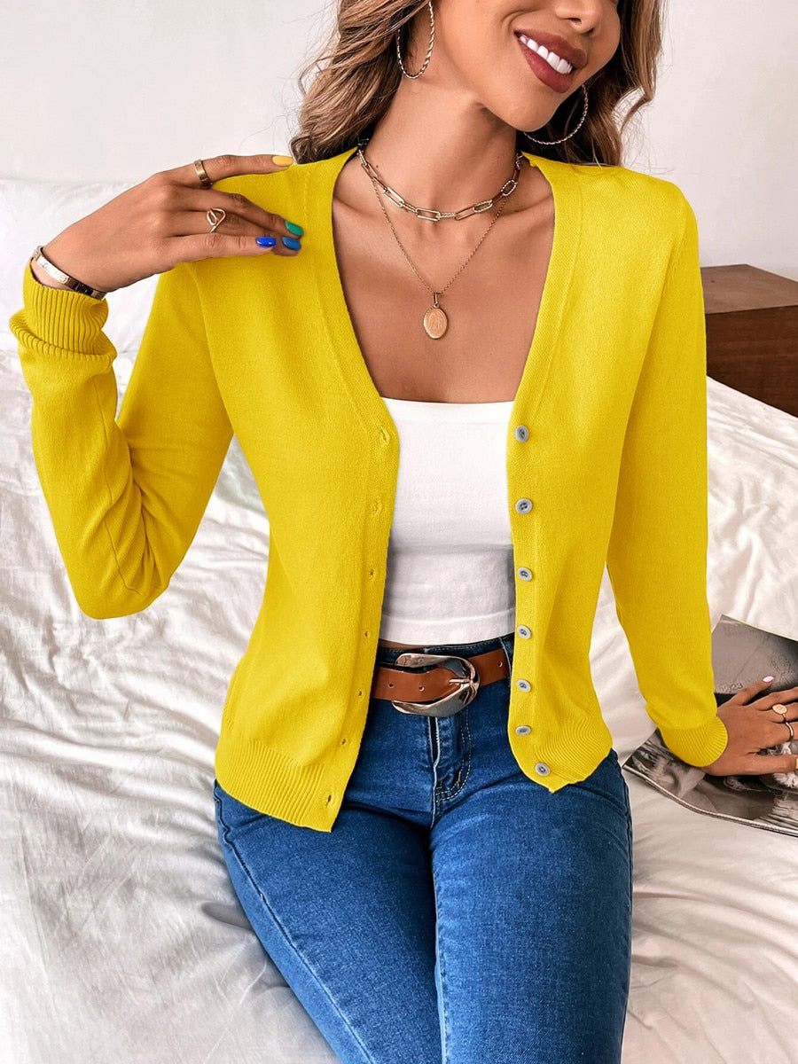 Elarova | Leichter Stylischer Strickjacke Für Frauen