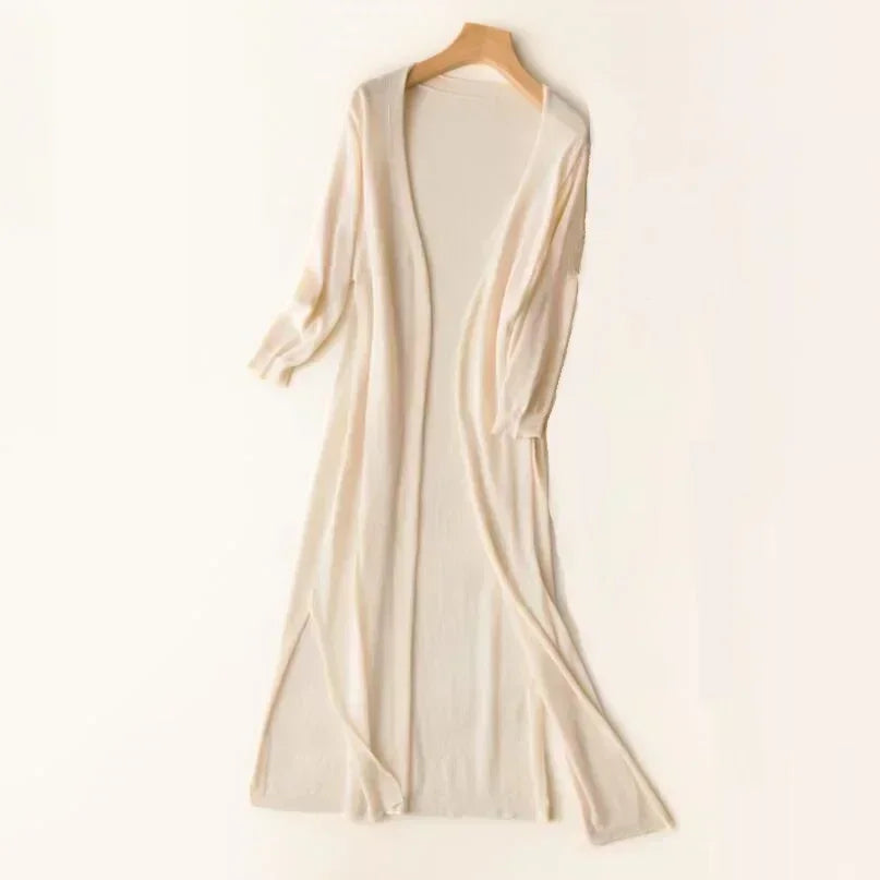 Elarova | Leichter langer Cardigan