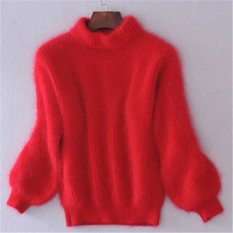 Elarova | Locker Gestrickter Damenpullover Einfarbige Farben