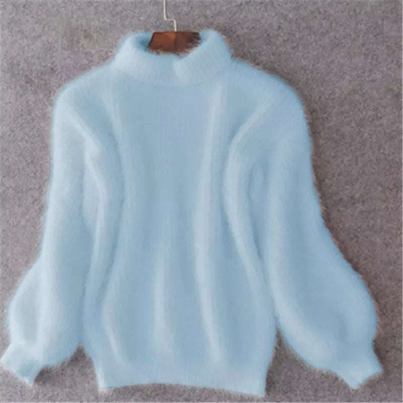 Elarova | Locker Gestrickter Damenpullover Einfarbige Farben