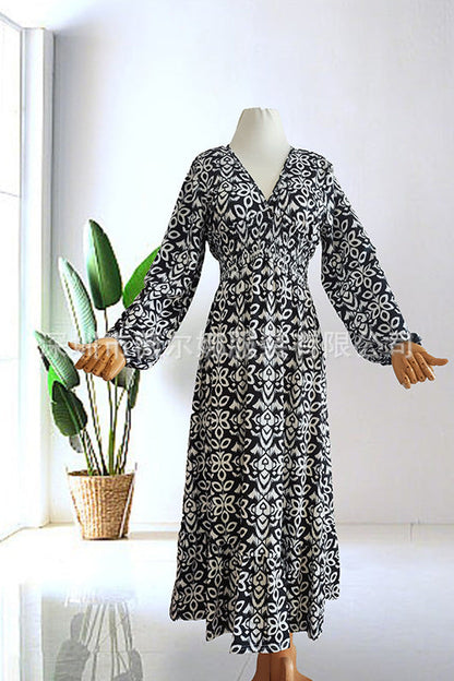Elarova Locker Lang Strandkleid